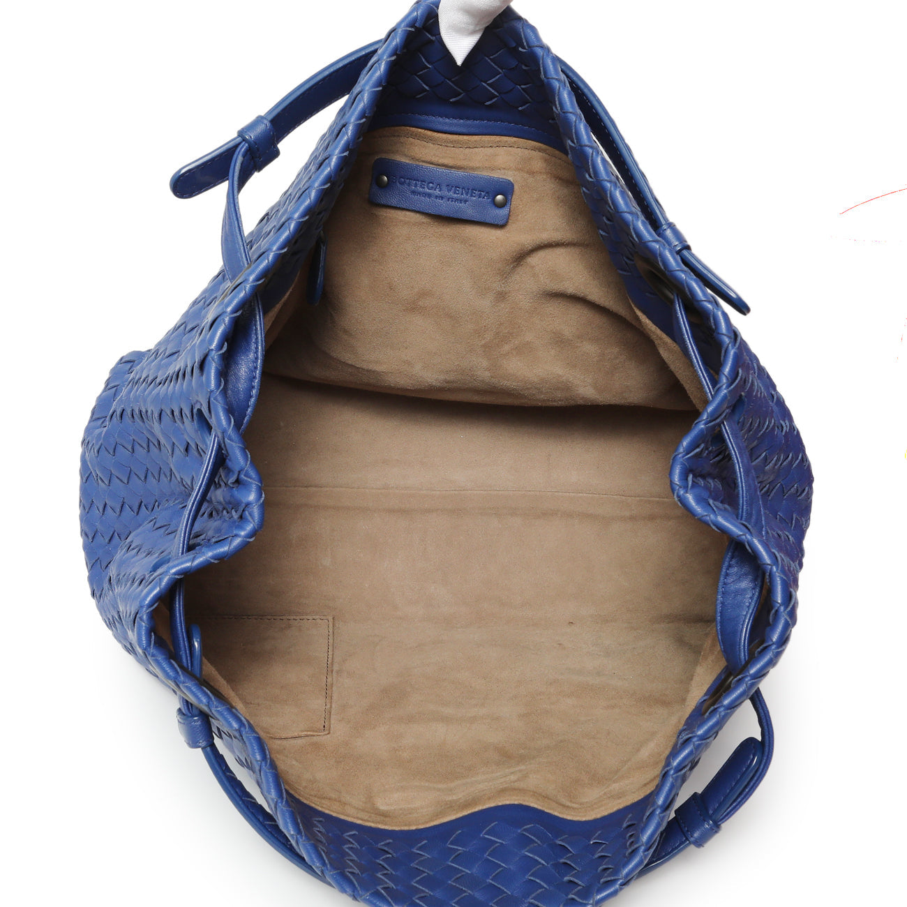 Exclusive Bottega Veneta Blue Nappa Intrecciato Medium Garda Bag — Alternate View 8
