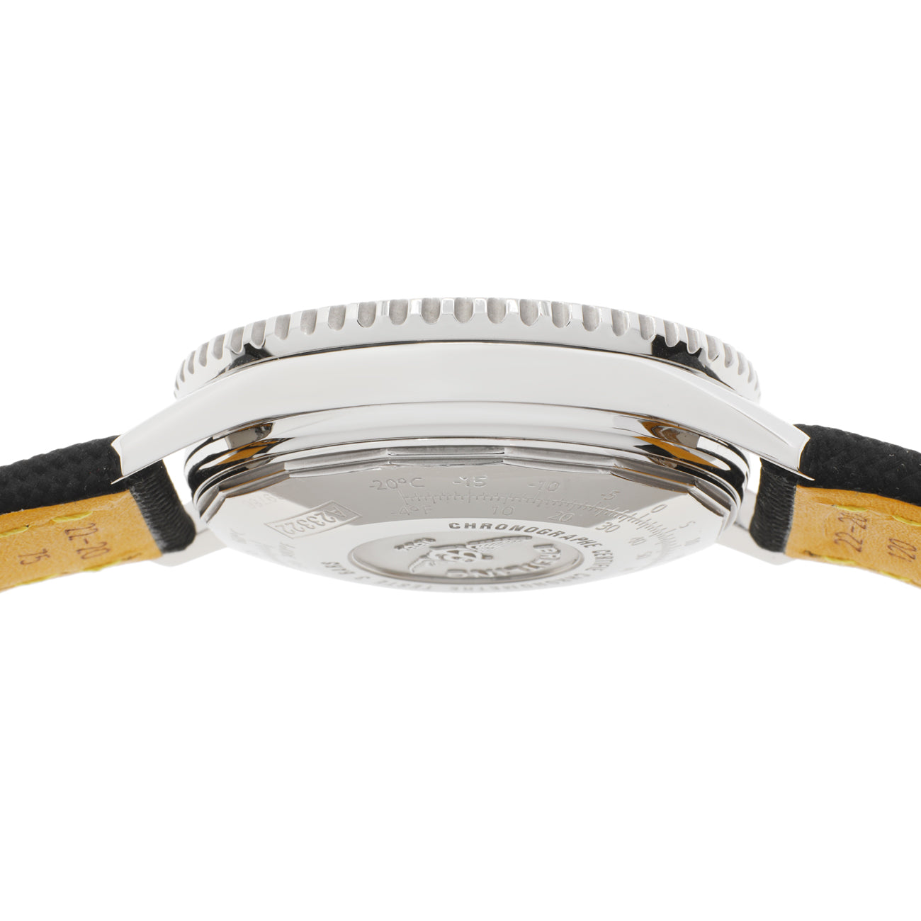 Exclusive Breitling Stainless Steel Navitimer A23322 — Back View