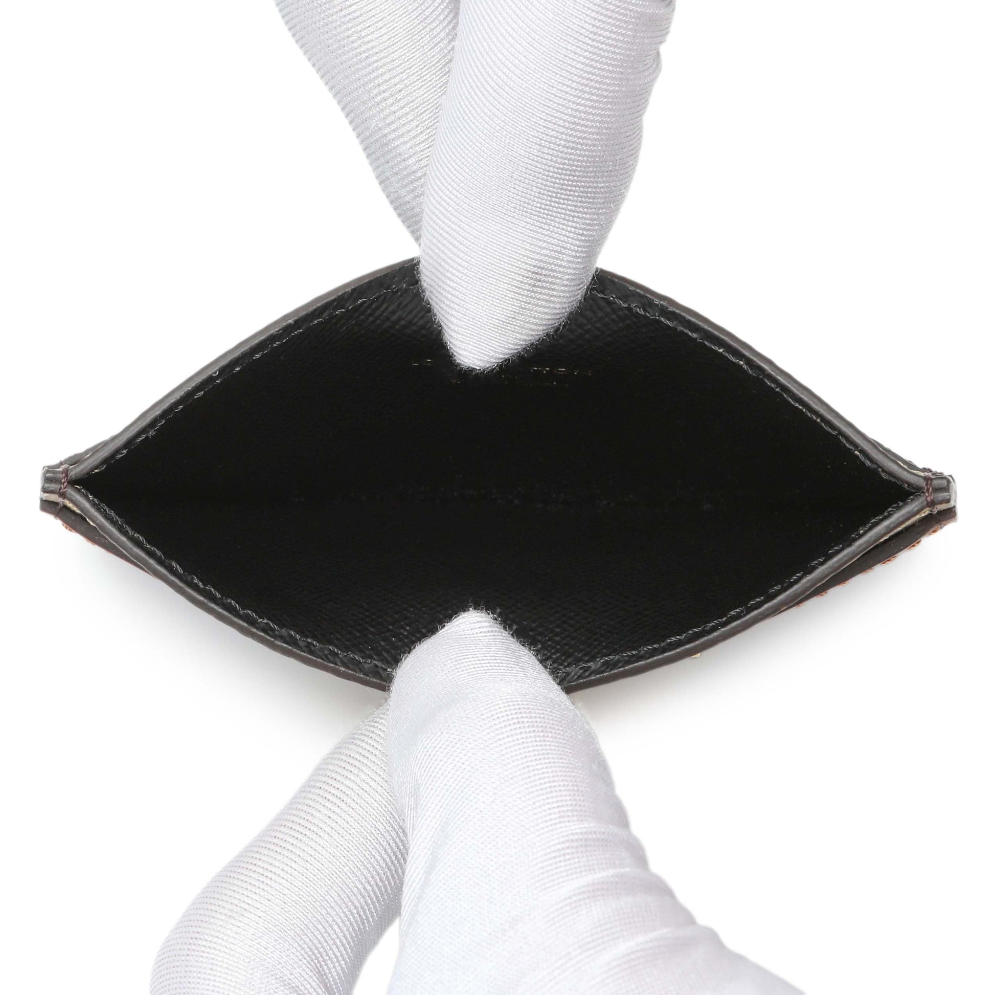 Exclusive Louis Vuitton Reverse Monogram Dauphine Card Holder — Top View