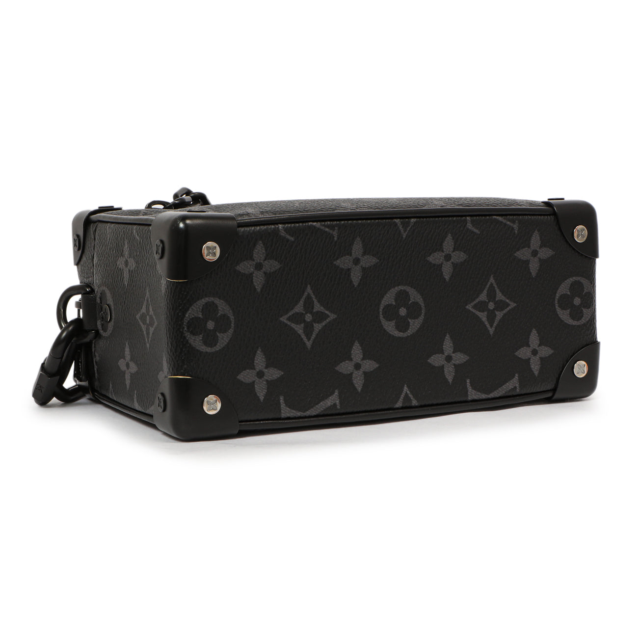 Exclusive Louis Vuitton Monogram Eclipse Mini Soft Trunk — Top View