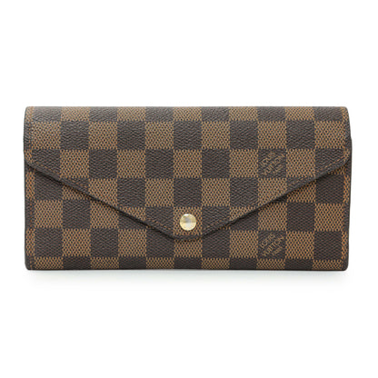 Exclusive Louis Vuitton Damier Ebene Josephine Wallet — Front View