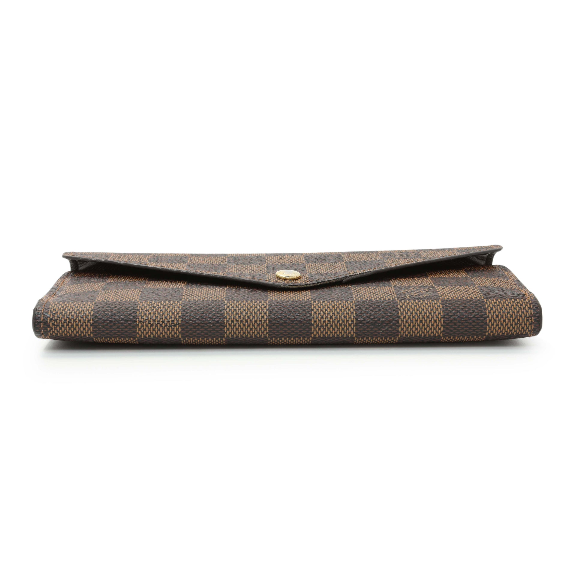 Exclusive Louis Vuitton Damier Ebene Josephine Wallet — Back View