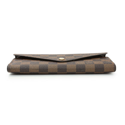 Exclusive Louis Vuitton Damier Ebene Josephine Wallet — Back View