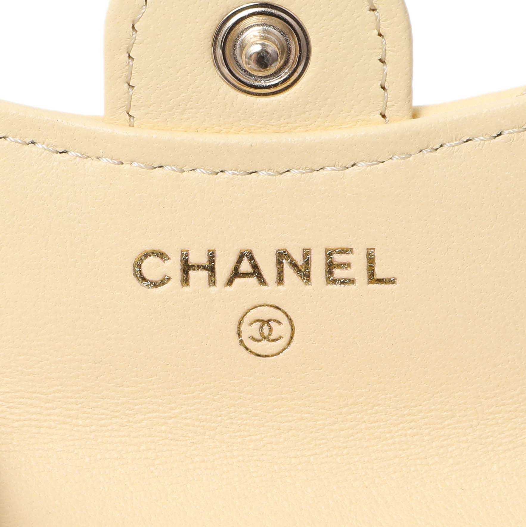 Exclusive Chanel Yellow Lambskin Airpod Pro Holder — Lifestyle View