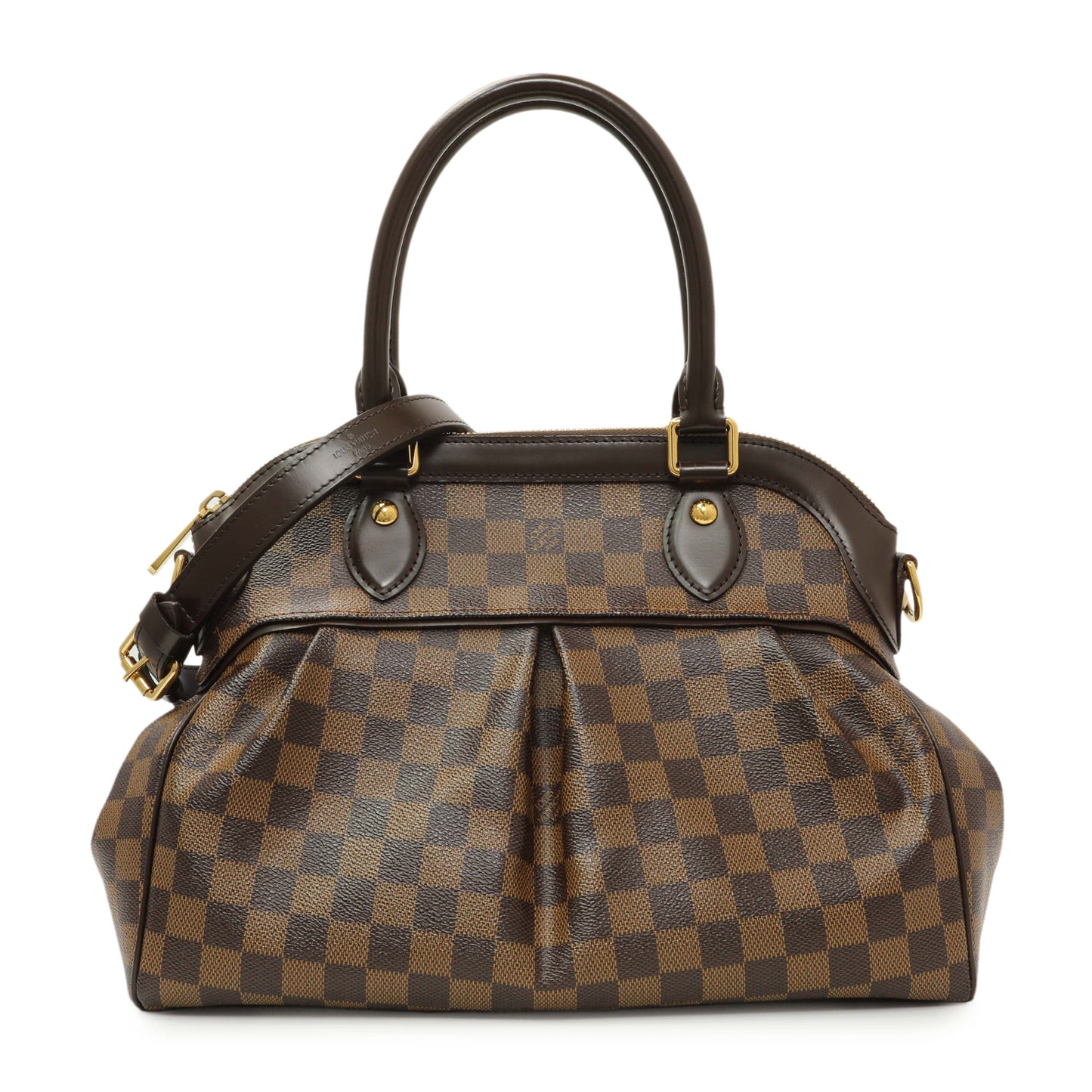 Exclusive Louis Vuitton Damier Ebene Trevi PM — Front View