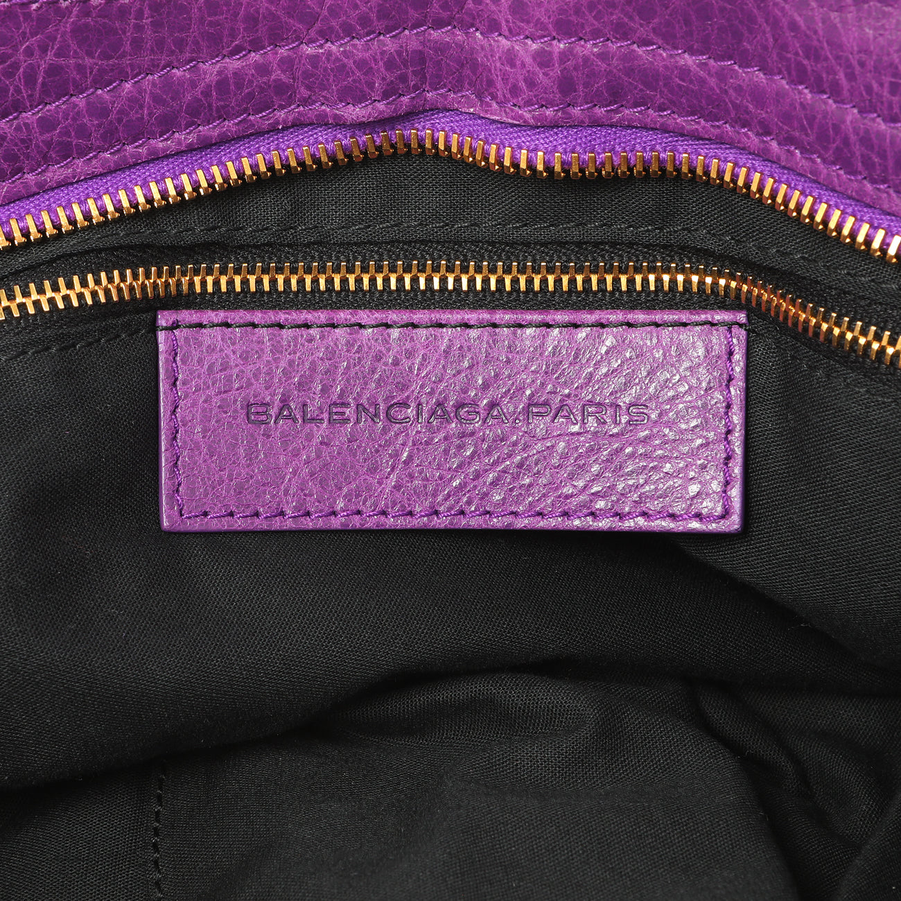 Exclusive Balenciaga Ultraviolet Agneau Giant 12 City — Alternate View 9