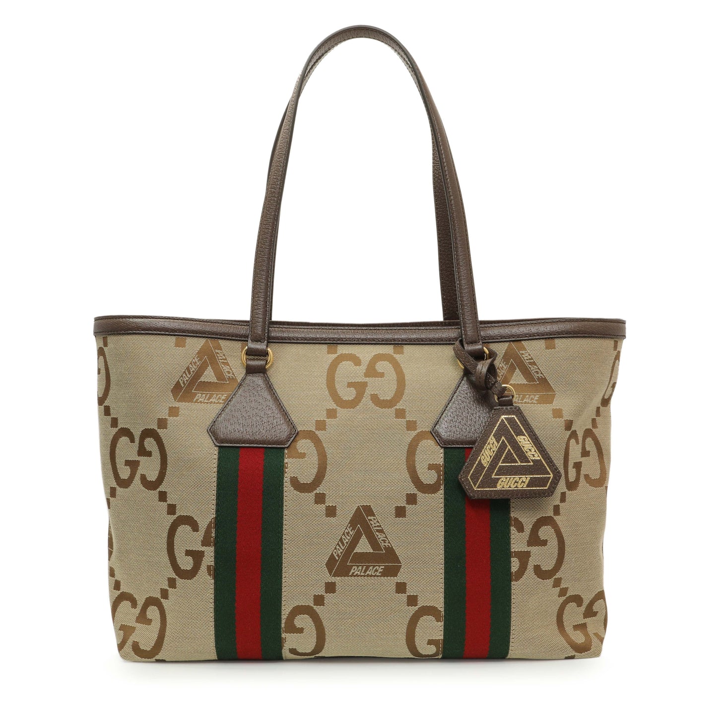 Exclusive Gucci X Palace Jumbo GG Shopper Tote — Front View