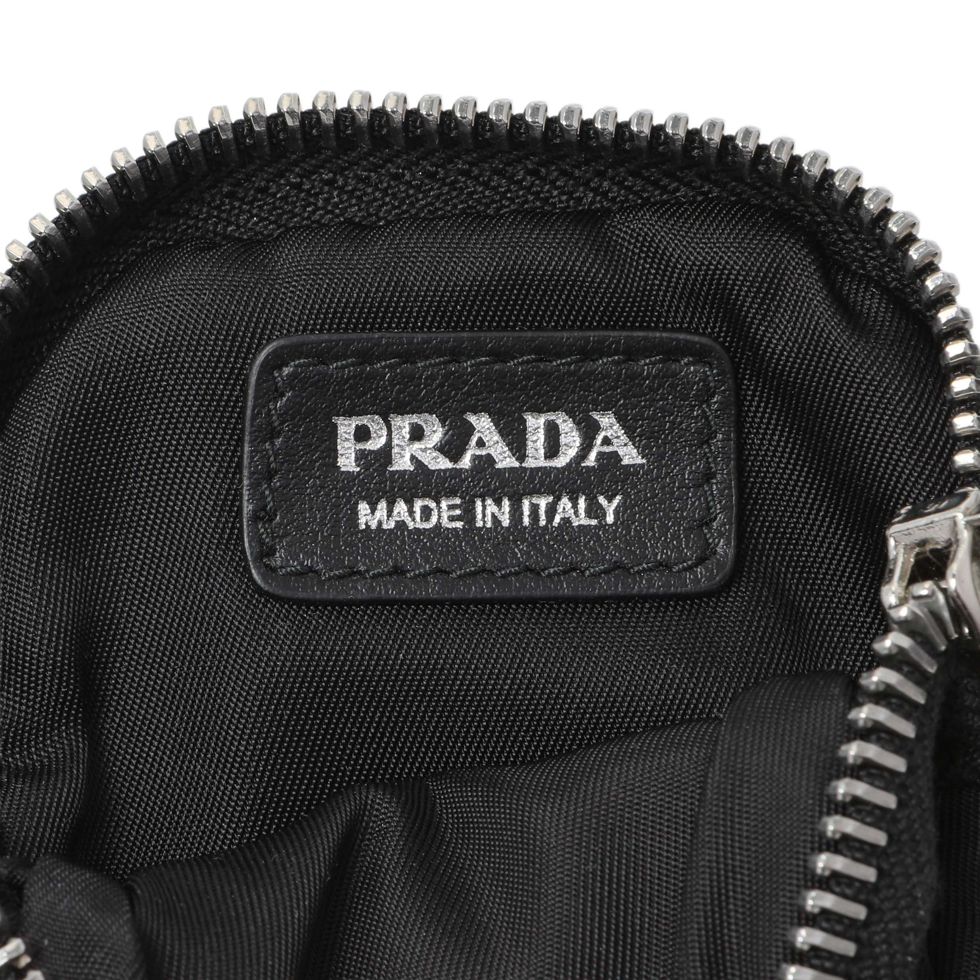Exclusive Prada Black Nylon Smartphone Case — Lifestyle View