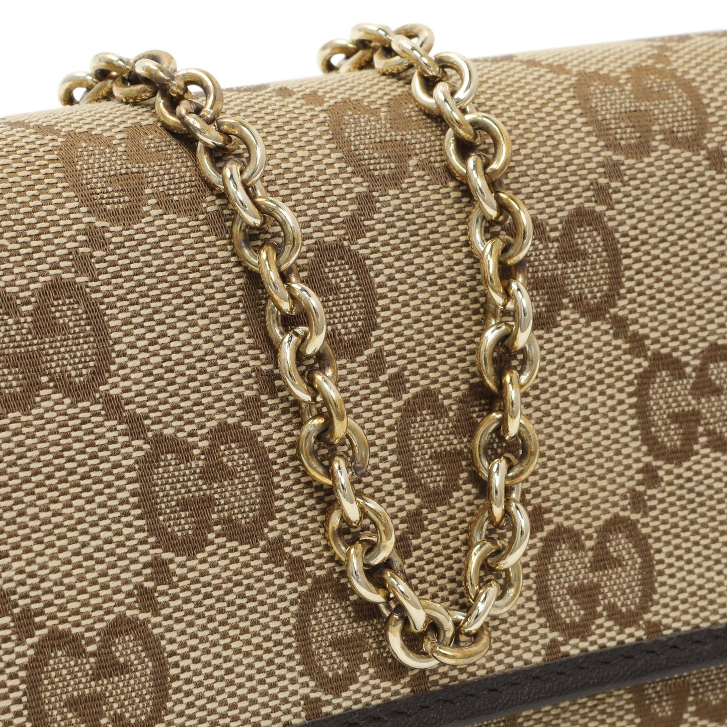 Exclusive Gucci Monogram Canvas Chain Wallet — Alternate View 7