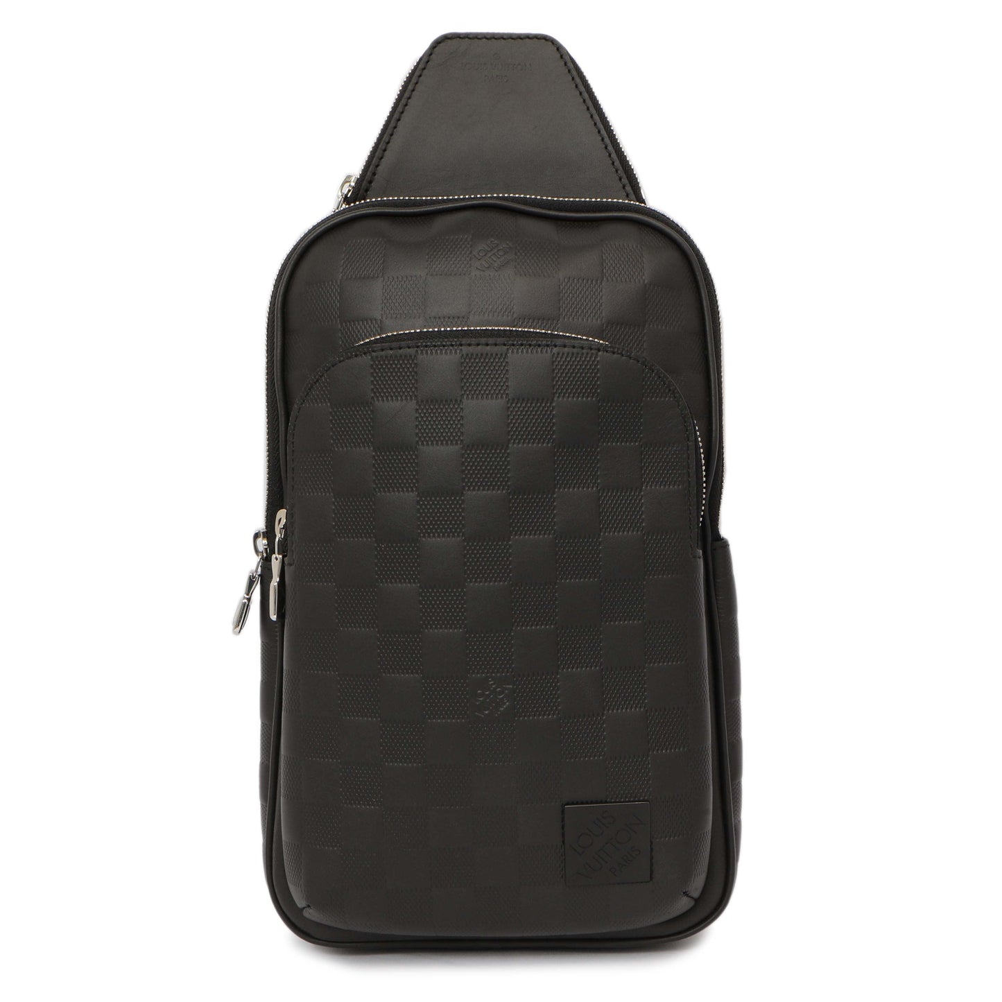 Exclusive Louis Vuitton Damier Onyx Avenue Sling Bag NM — Front View