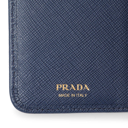 Exclusive Prada Blue Saffiano Small Wallet — Alternate View 14