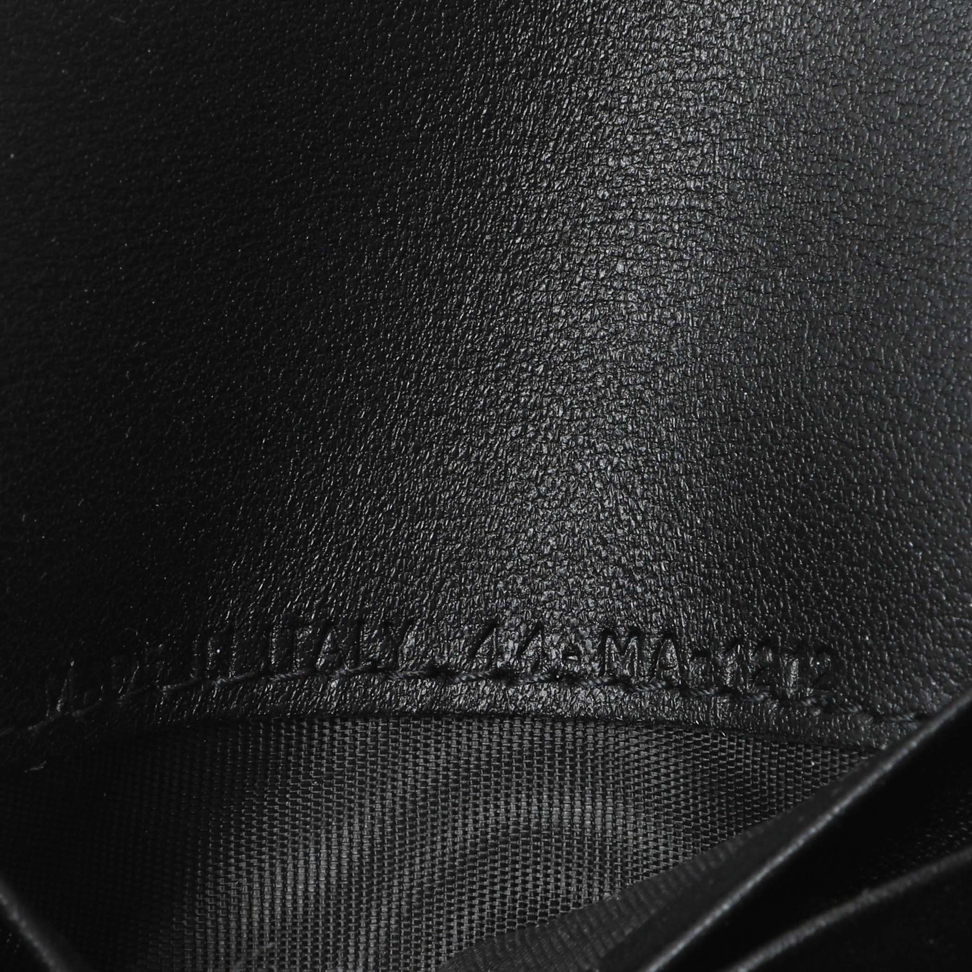 Exclusive Christian Dior Black Grained Calfskin Saddle Card Holder — Lifestyle View