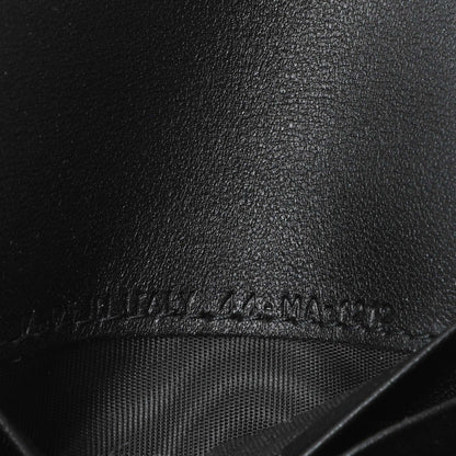 Exclusive Christian Dior Black Grained Calfskin Saddle Card Holder — Lifestyle View