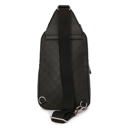 Exclusive Louis Vuitton Damier Onyx Avenue Sling Bag NM — Side View