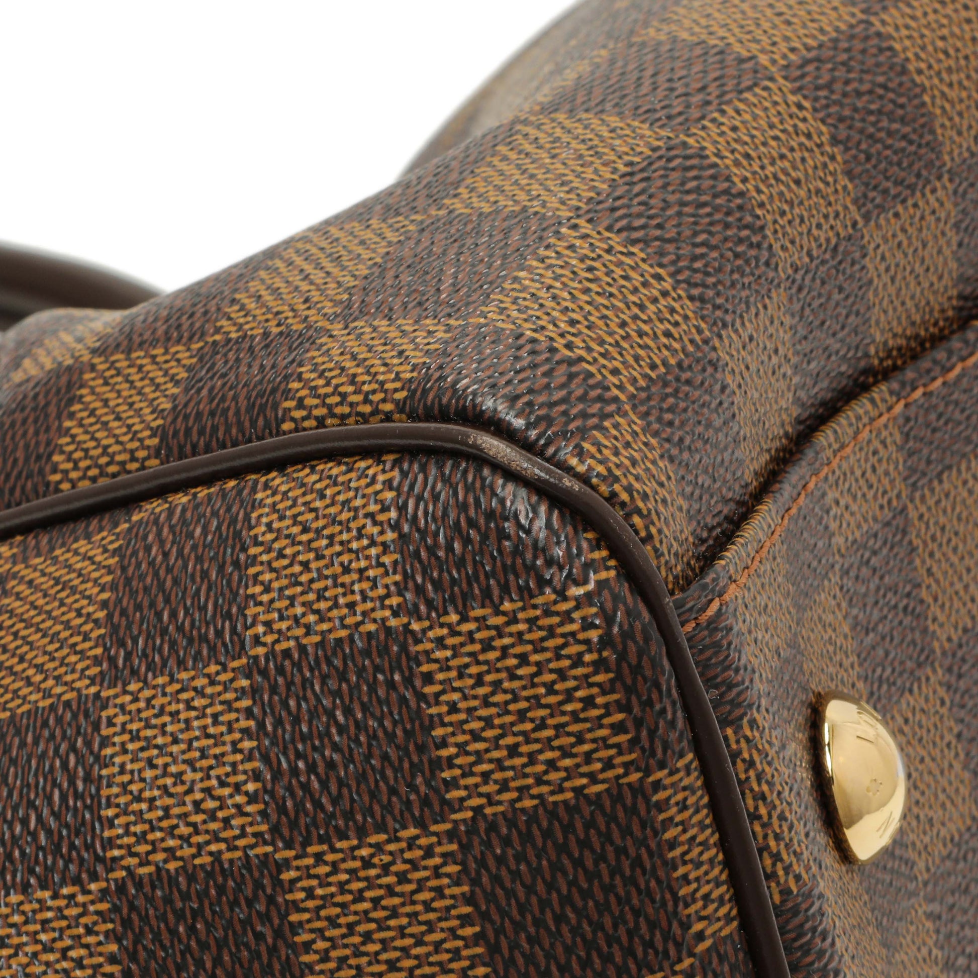 Exclusive Louis Vuitton Damier Ebene Trevi PM — Top View