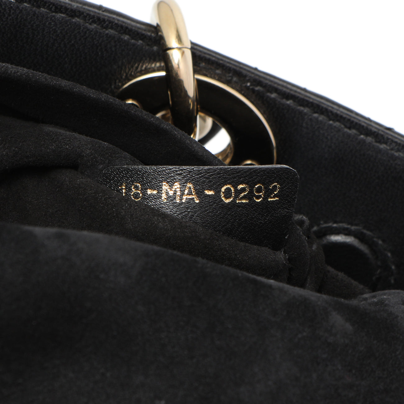 Exclusive Christian Dior Black Lambskin Cannage Medium Lady D-Joy — Alternate View 10