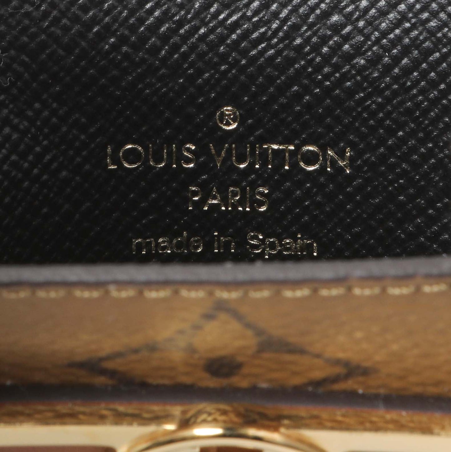 Exclusive Louis Vuitton Reverse Monogram Dauphine Card Holder — Detail View