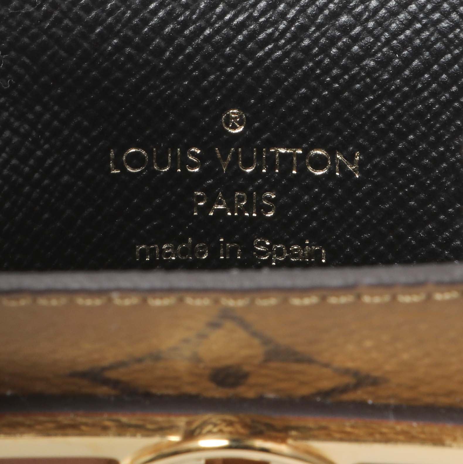 Exclusive Louis Vuitton Reverse Monogram Dauphine Card Holder — Detail View
