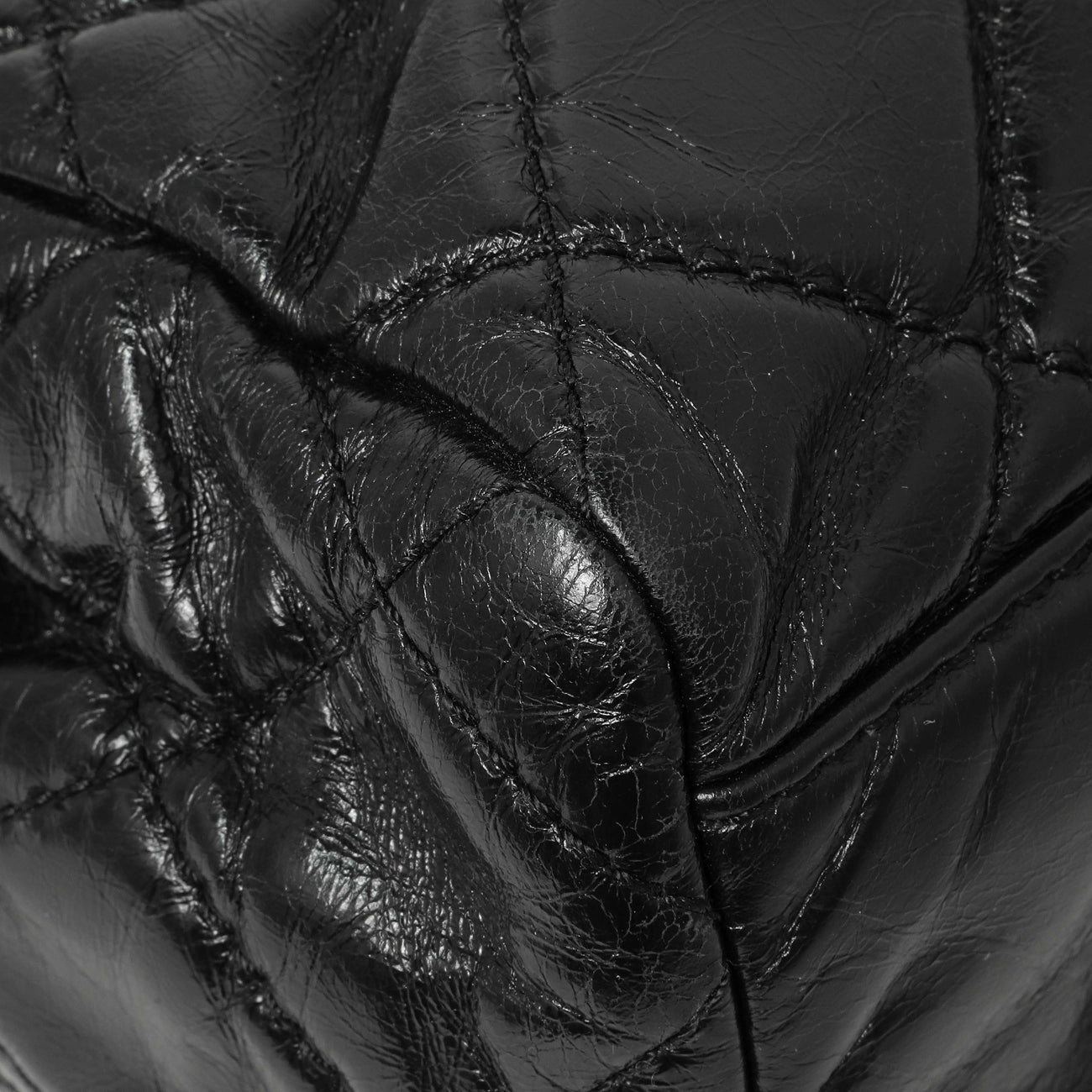 Exclusive Chanel Black Quilted Glazed Calfskin Large Coco Soft Flap — Lifestyle View