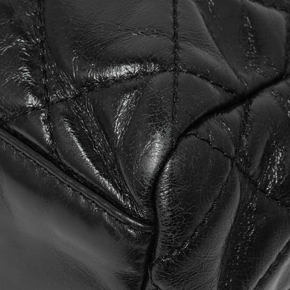 Exclusive Chanel Black Quilted Glazed Calfskin Large Coco Soft Flap — Alternate View 7