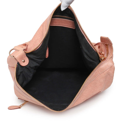 Exclusive Balenciaga Pink Agneau Giant 21 Hardware Day Hobo — Alternate View 8