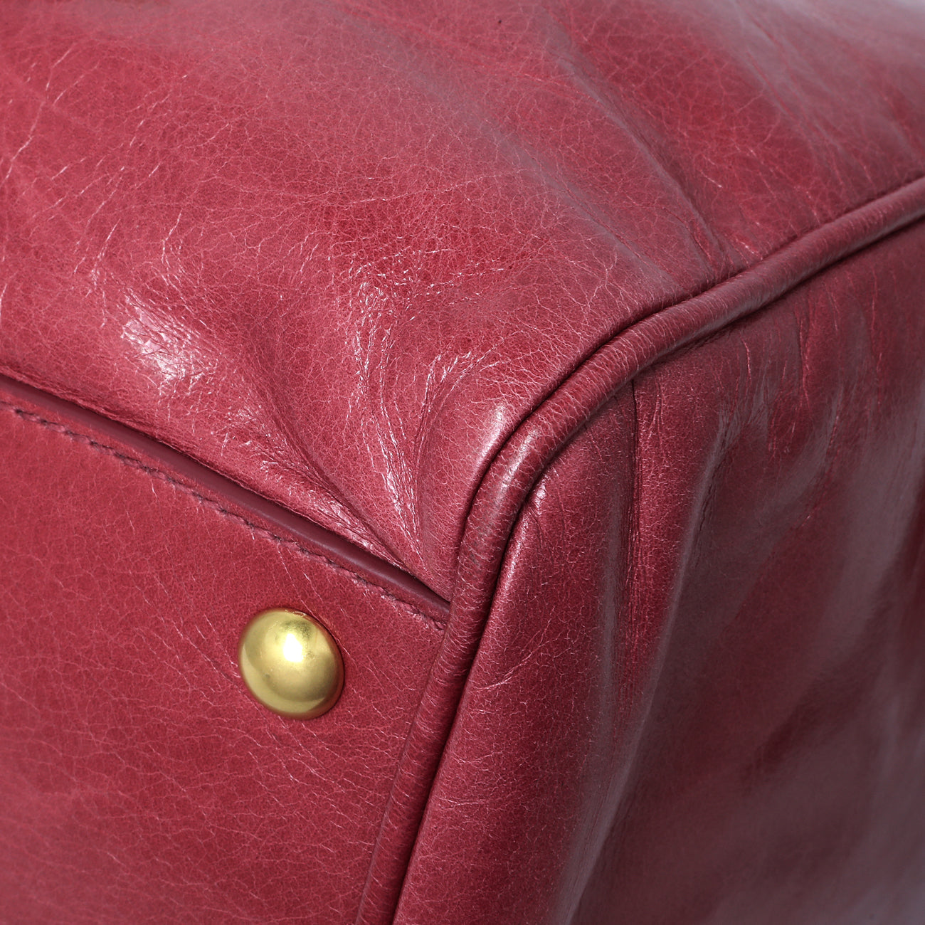 Exclusive Miu Miu Pink Vitello Shine Double Zip Tote — Alternate View 7