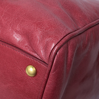 Exclusive Miu Miu Pink Vitello Shine Double Zip Tote — Alternate View 7