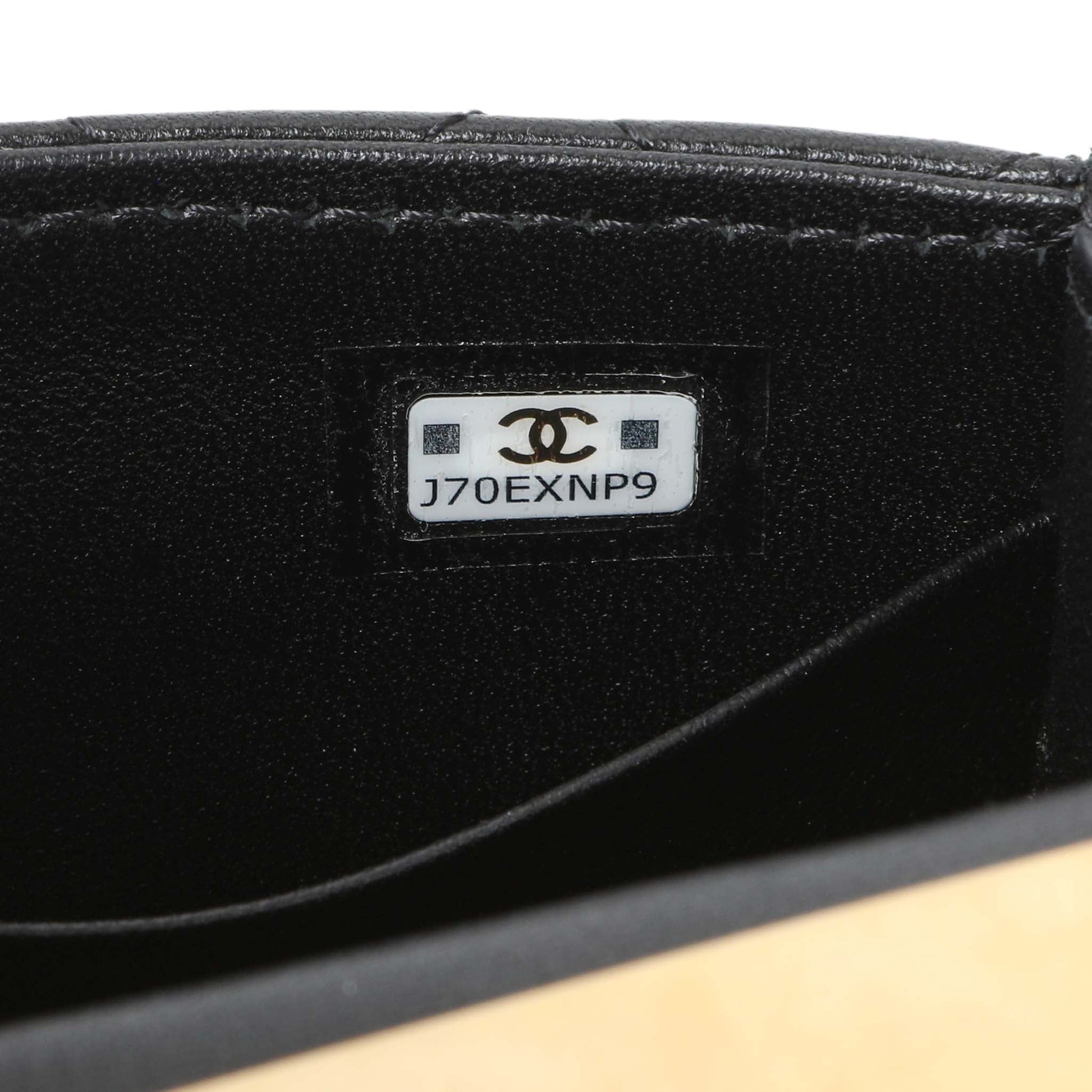 Exclusive Chanel Black Lambskin Enamel Quilted Mini Top Handle Flap — Alternate View 8