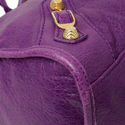 Exclusive Balenciaga Ultraviolet Agneau Giant 12 City — Top View