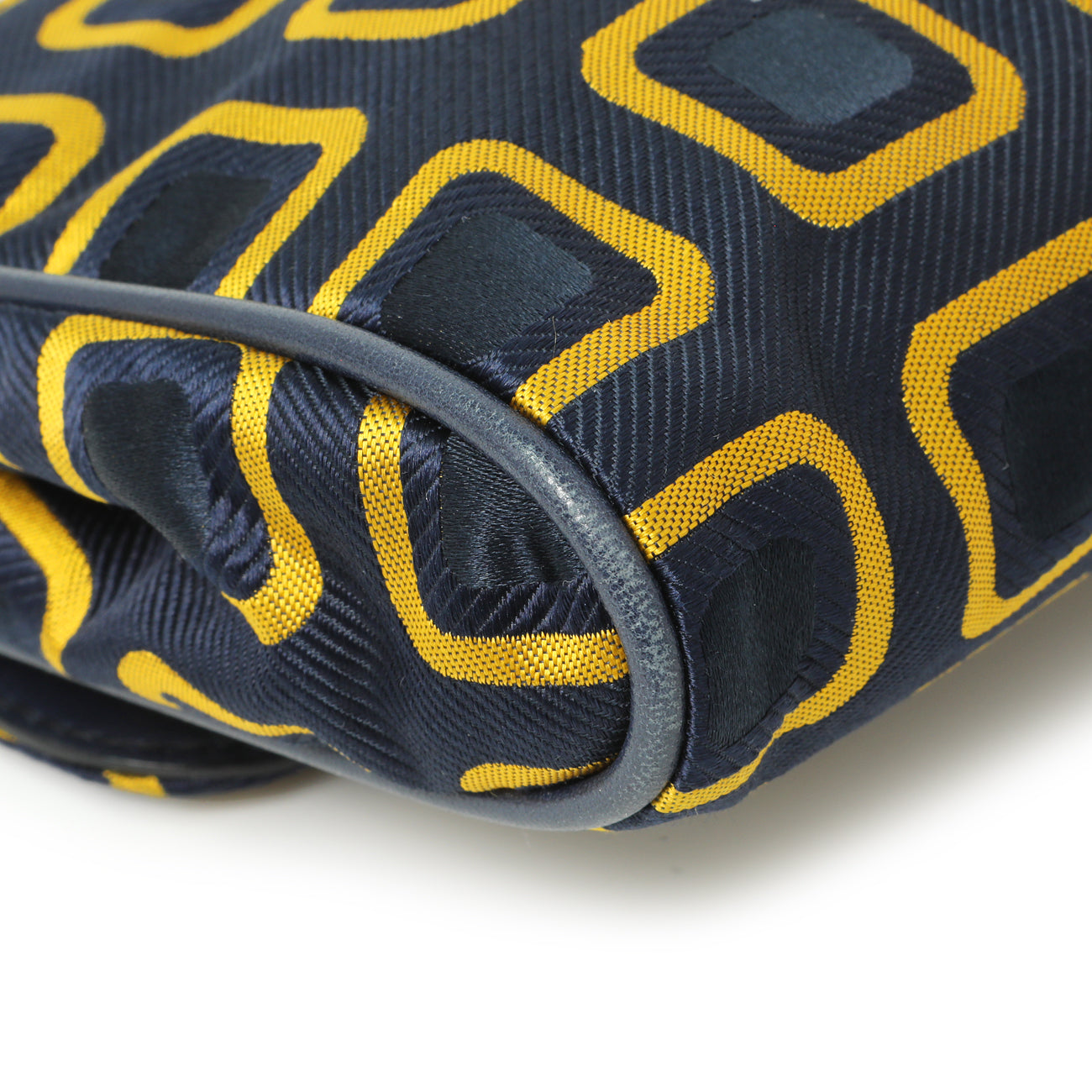 Exclusive Prada Nylon Printed Holliday & Brown Flap Bag — Lifestyle View
