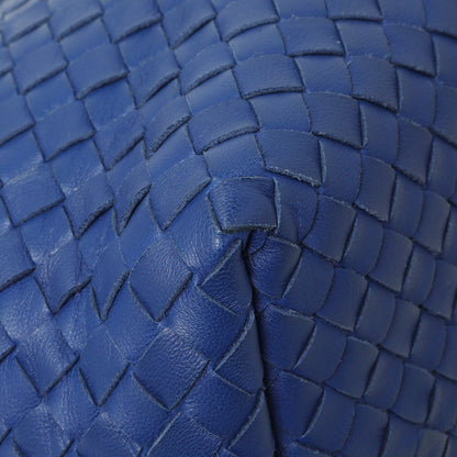 Exclusive Bottega Veneta Blue Nappa Intrecciato Medium Garda Bag — Top View