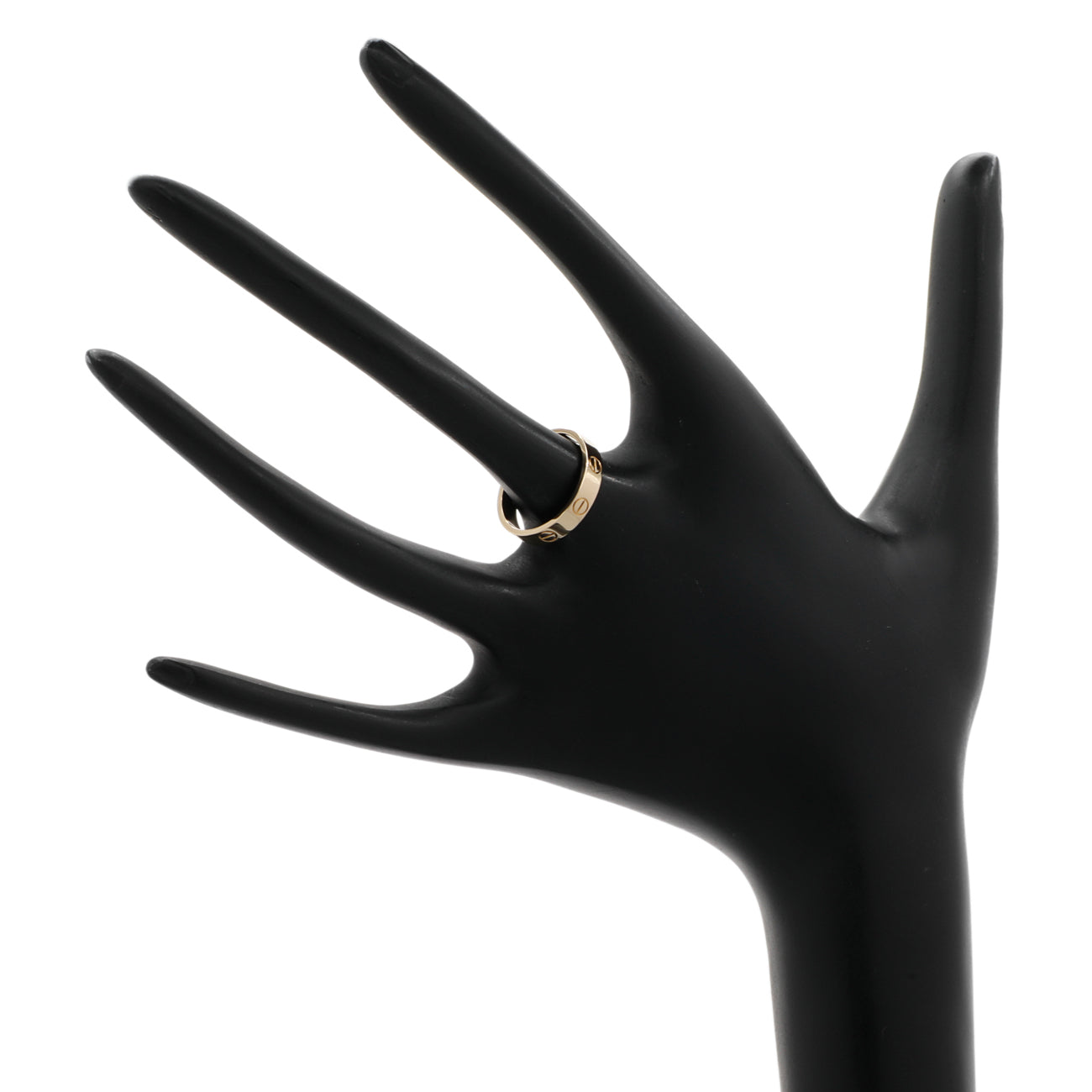 Exclusive Cartier 18K Yellow Gold Love Wedding Band — Back View