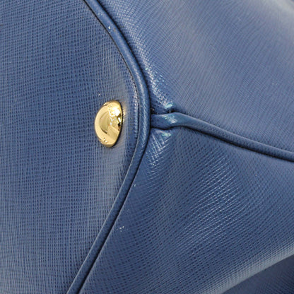 Exclusive Prada Blue Saffiano Medium Galleria Double Zip Tote — Alternate View 7