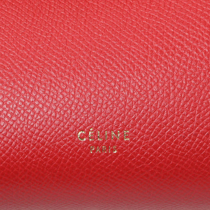 Exclusive Celine Red Grained Calfskin Micro Belt Bag — Alternate View 9