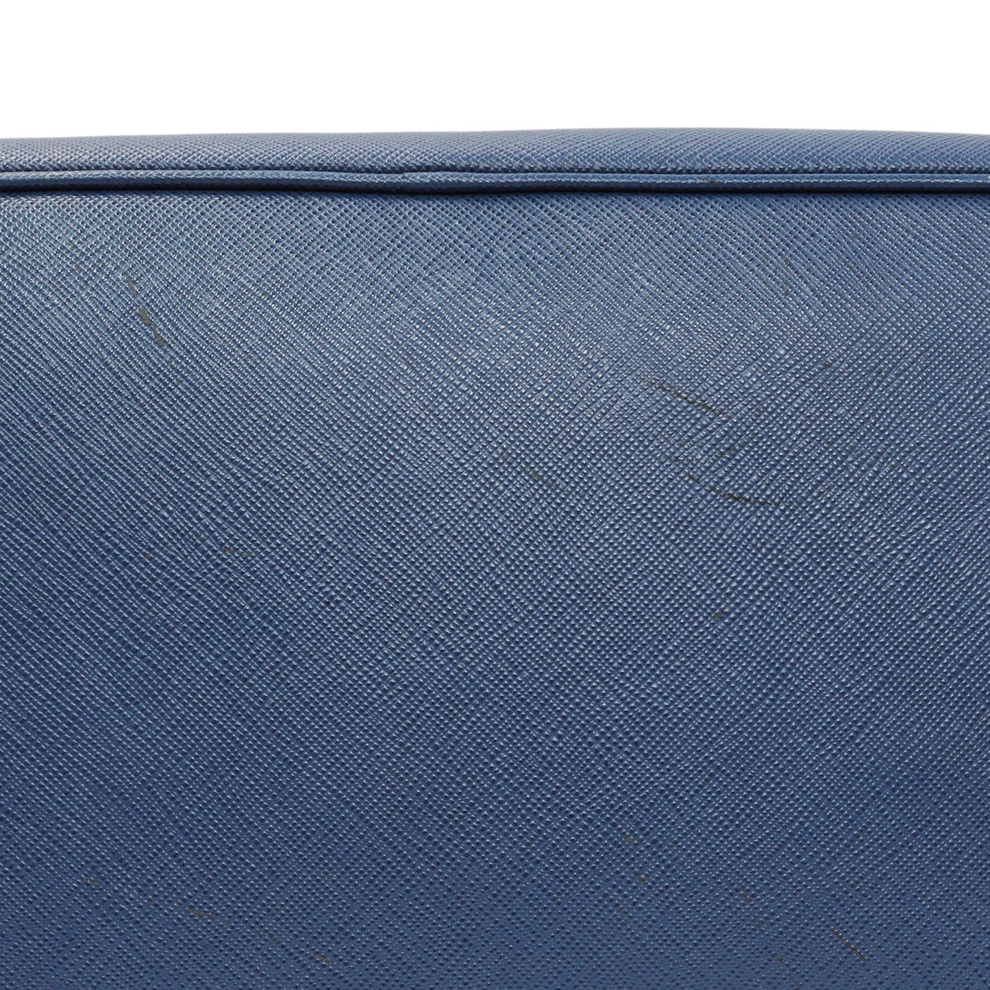 Exclusive Prada Blue Saffiano Medium Galleria Double Zip Tote — Alternate View 11