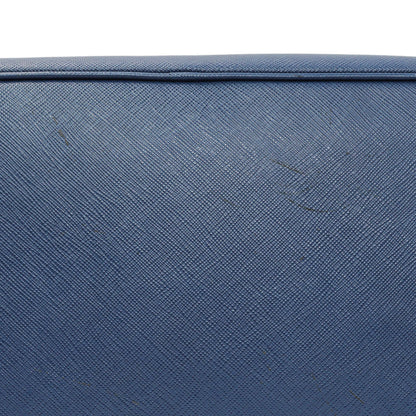 Exclusive Prada Blue Saffiano Medium Galleria Double Zip Tote — Alternate View 11