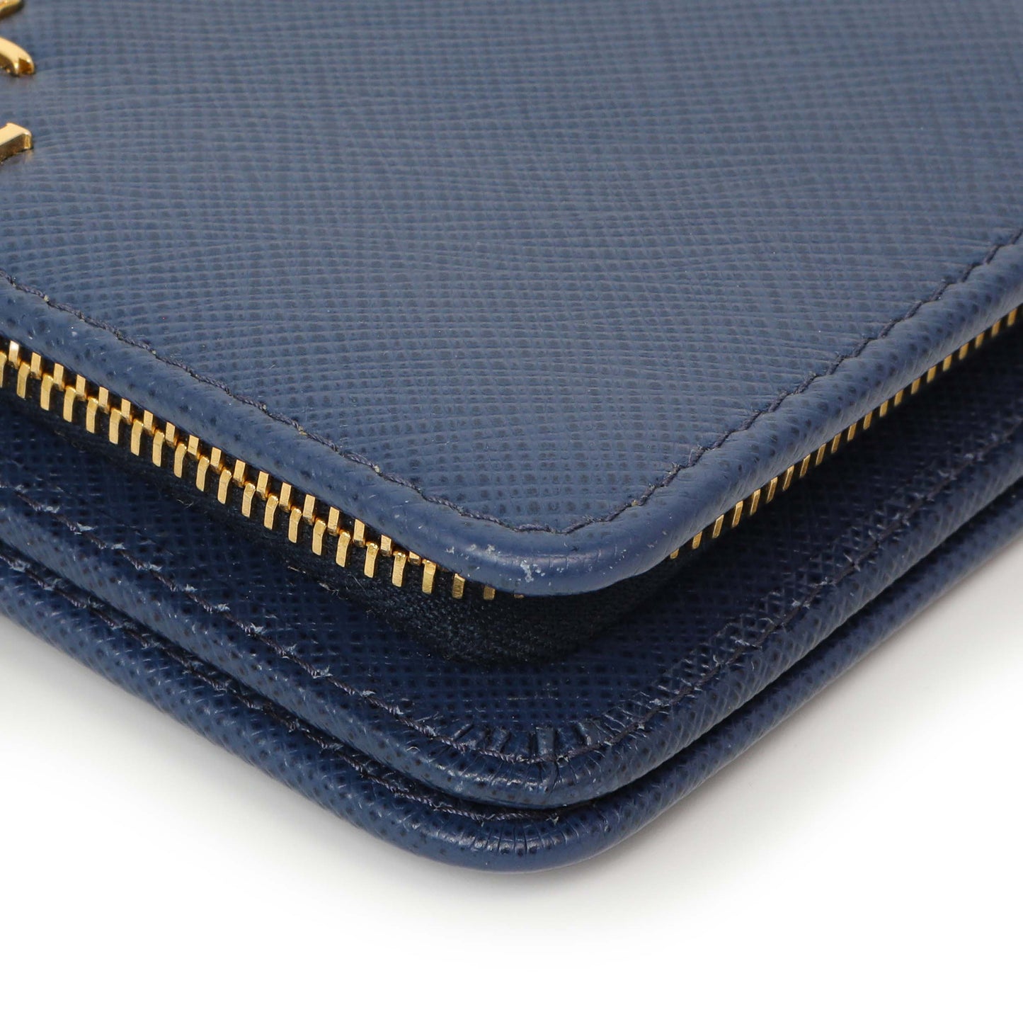 Exclusive Prada Blue Saffiano Small Wallet — Alternate View 9