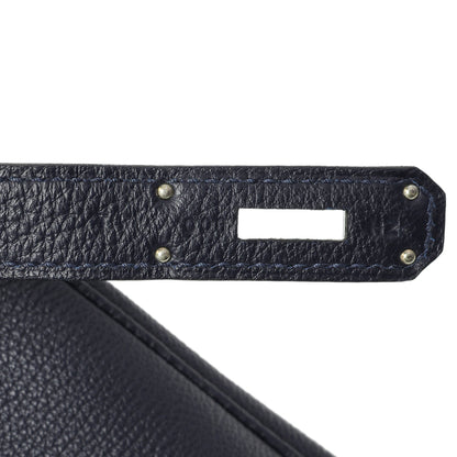 Exclusive Hermes Bleu Nuit Togo Birkin 35 — Alternate View 10