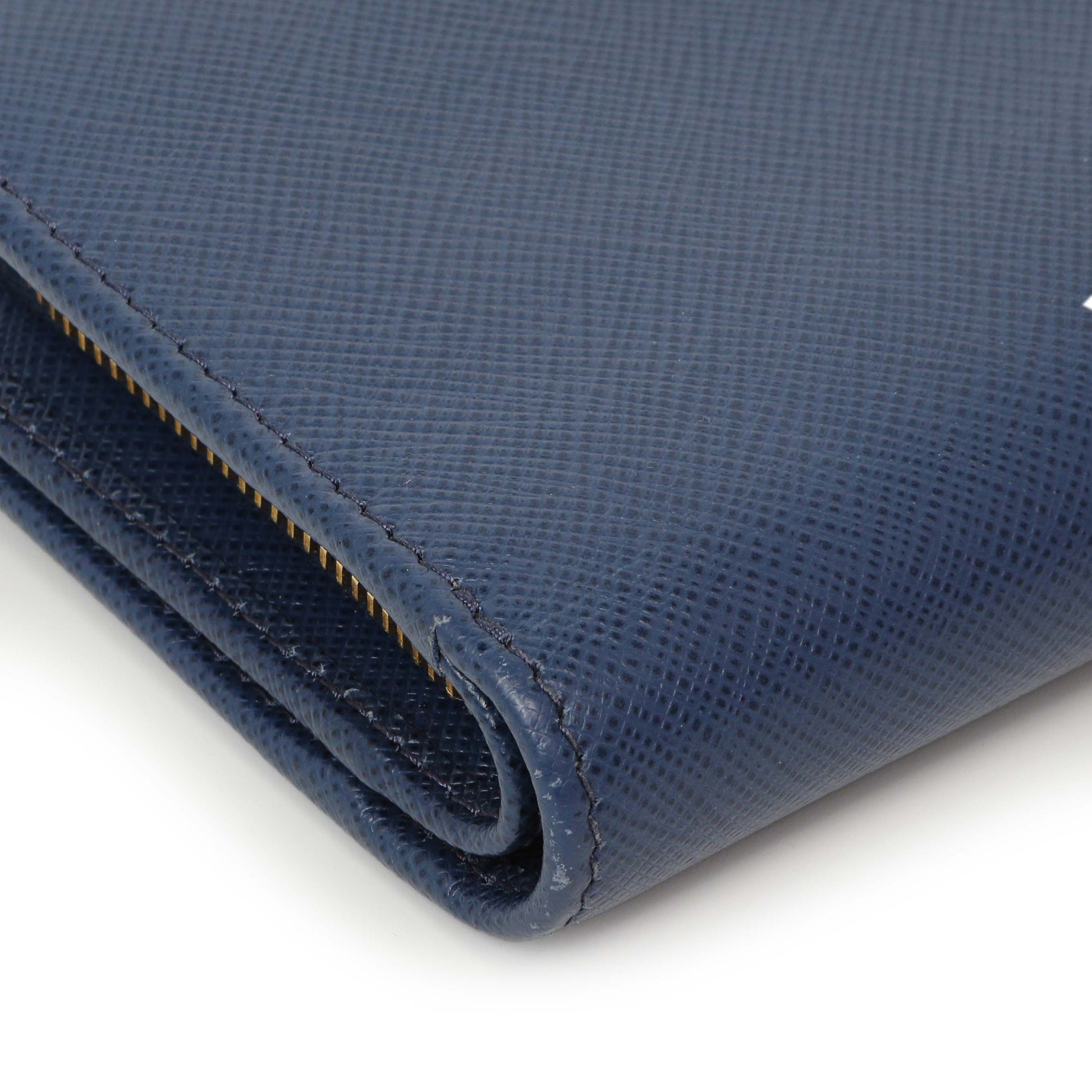 Exclusive Prada Blue Saffiano Small Wallet — Alternate View 10