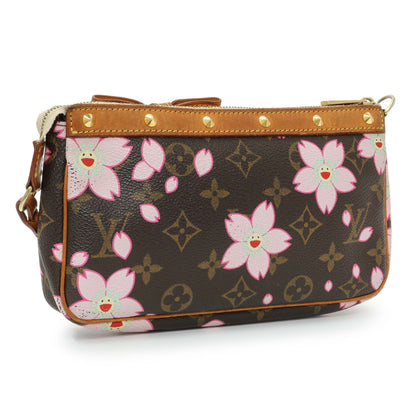 Exclusive Louis Vuitton Monogram Cherry Blossom Pochette Accessories — Side View
