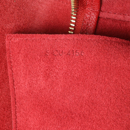 Exclusive Celine Red Grained Calfskin Micro Belt Bag — Alternate View 11