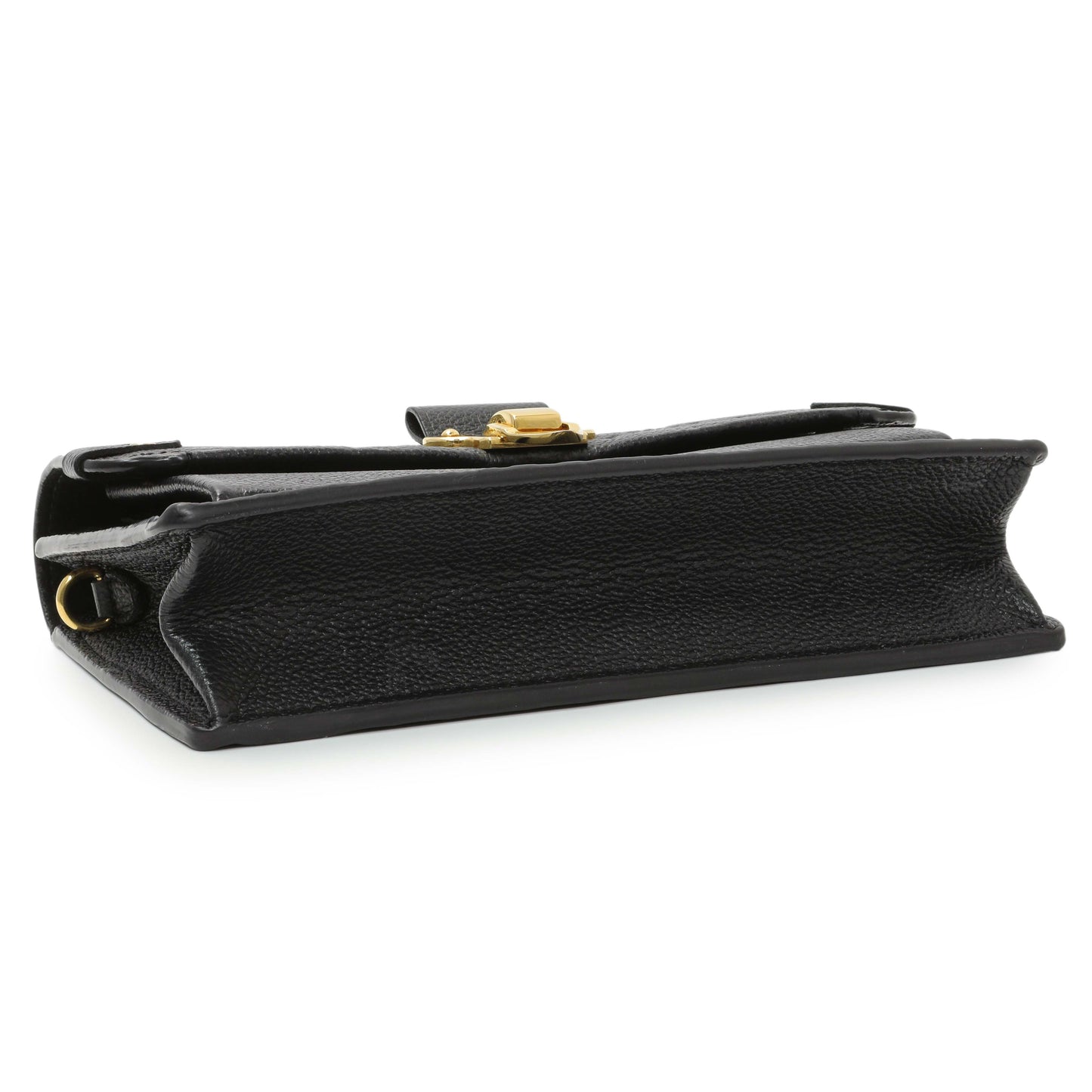 Exclusive Louis Vuitton Black Empreinte Vavin Chain Wallet — Back View