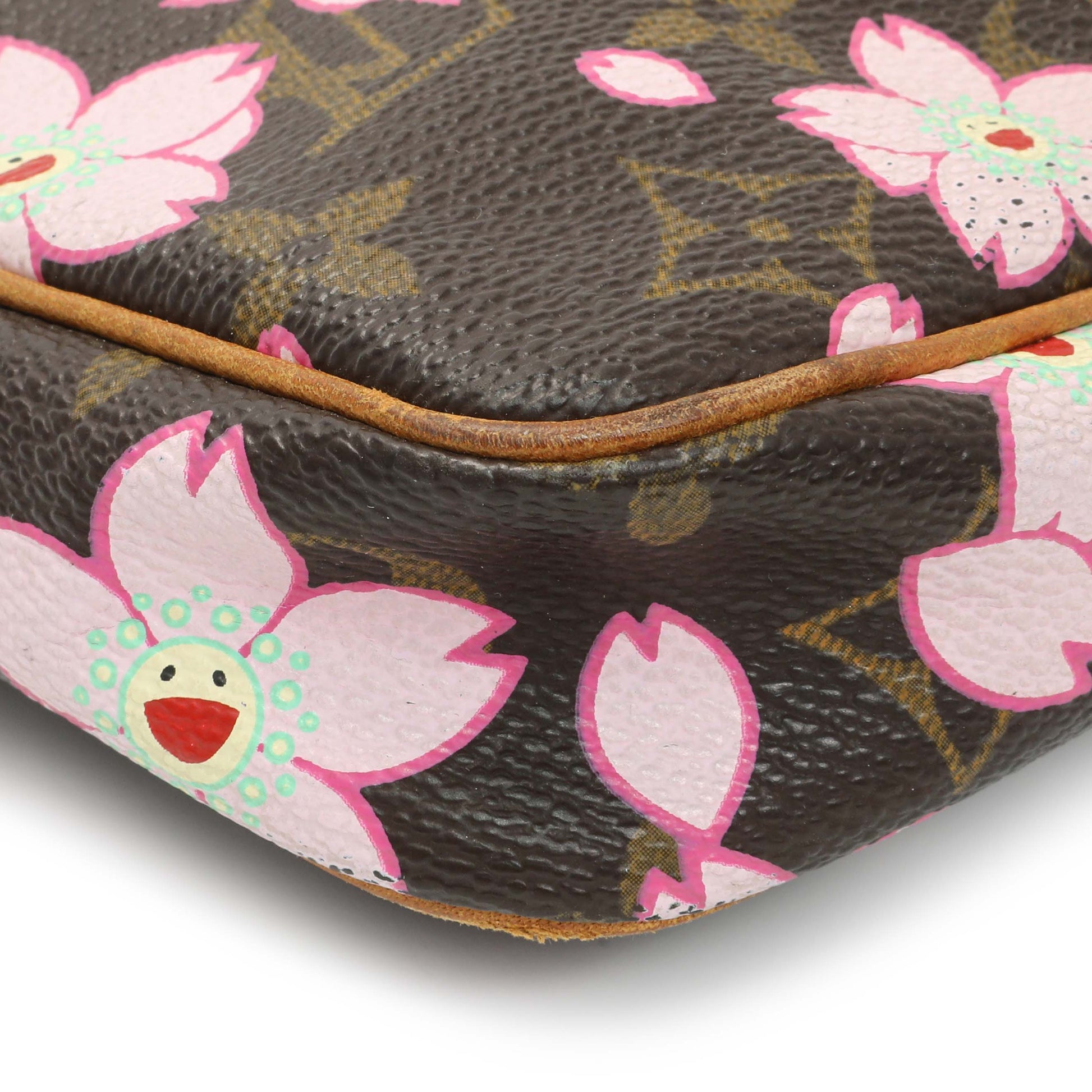Exclusive Louis Vuitton Monogram Cherry Blossom Pochette Accessories — Top View