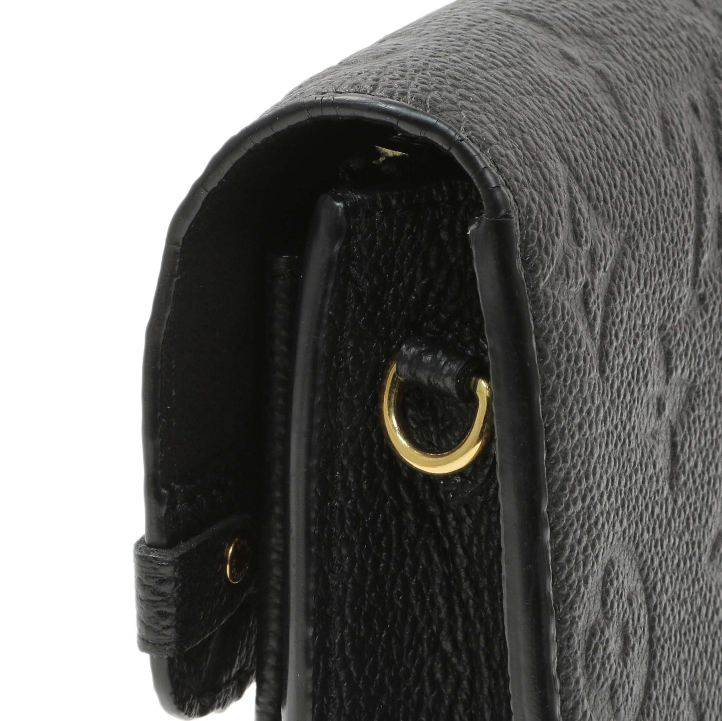 Exclusive Louis Vuitton Black Empreinte Vavin Chain Wallet — Lifestyle View