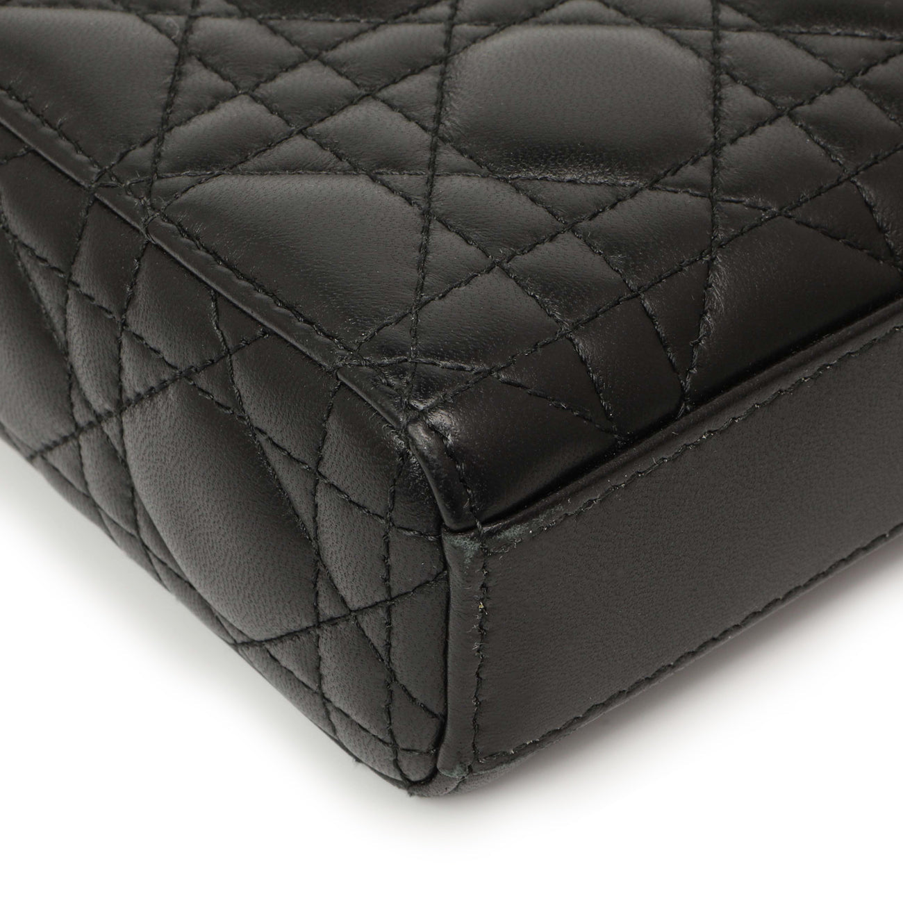 Exclusive Christian Dior Black Lambskin Cannage Medium Lady D-Joy — Lifestyle View