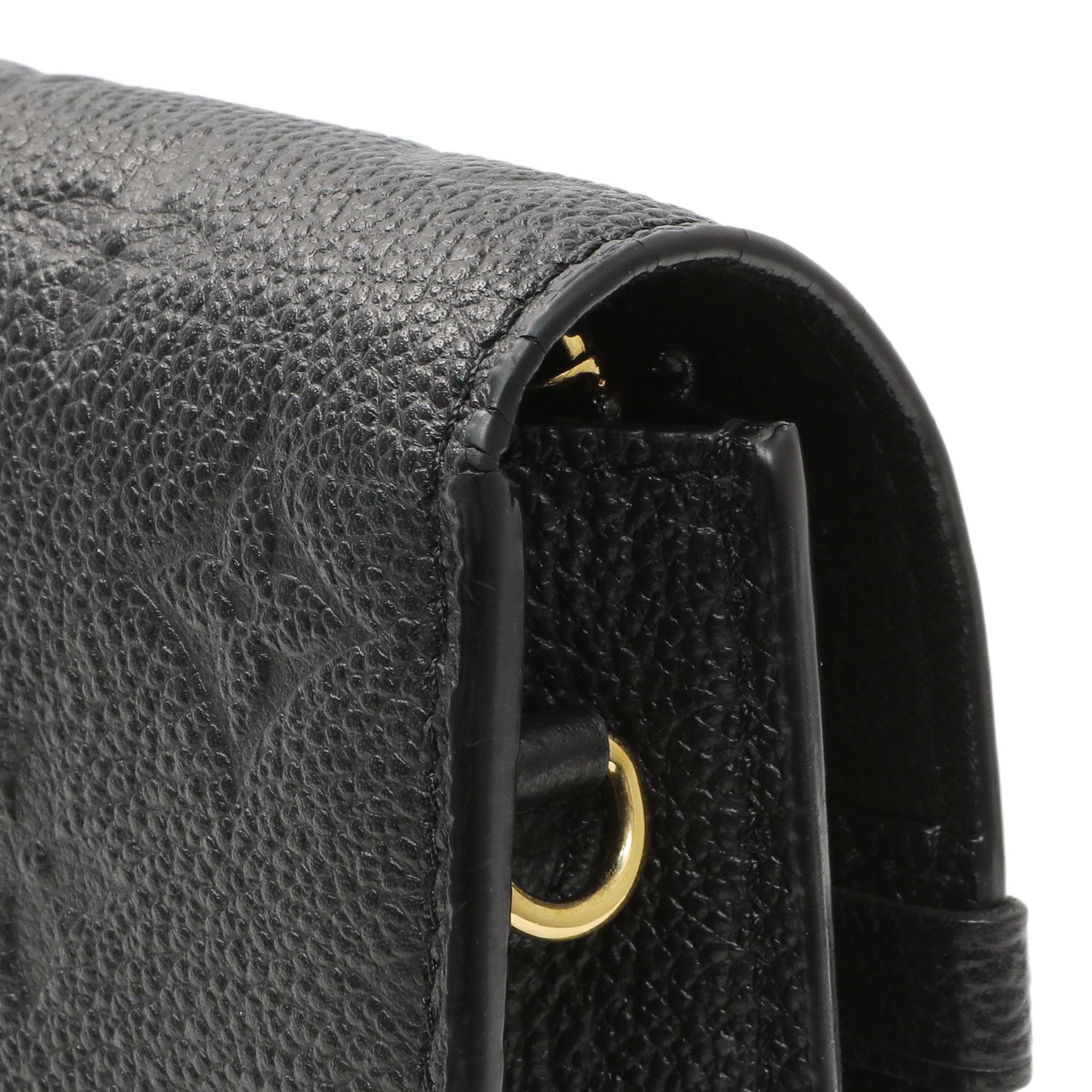 Exclusive Louis Vuitton Black Empreinte Vavin Chain Wallet — Alternate View 7