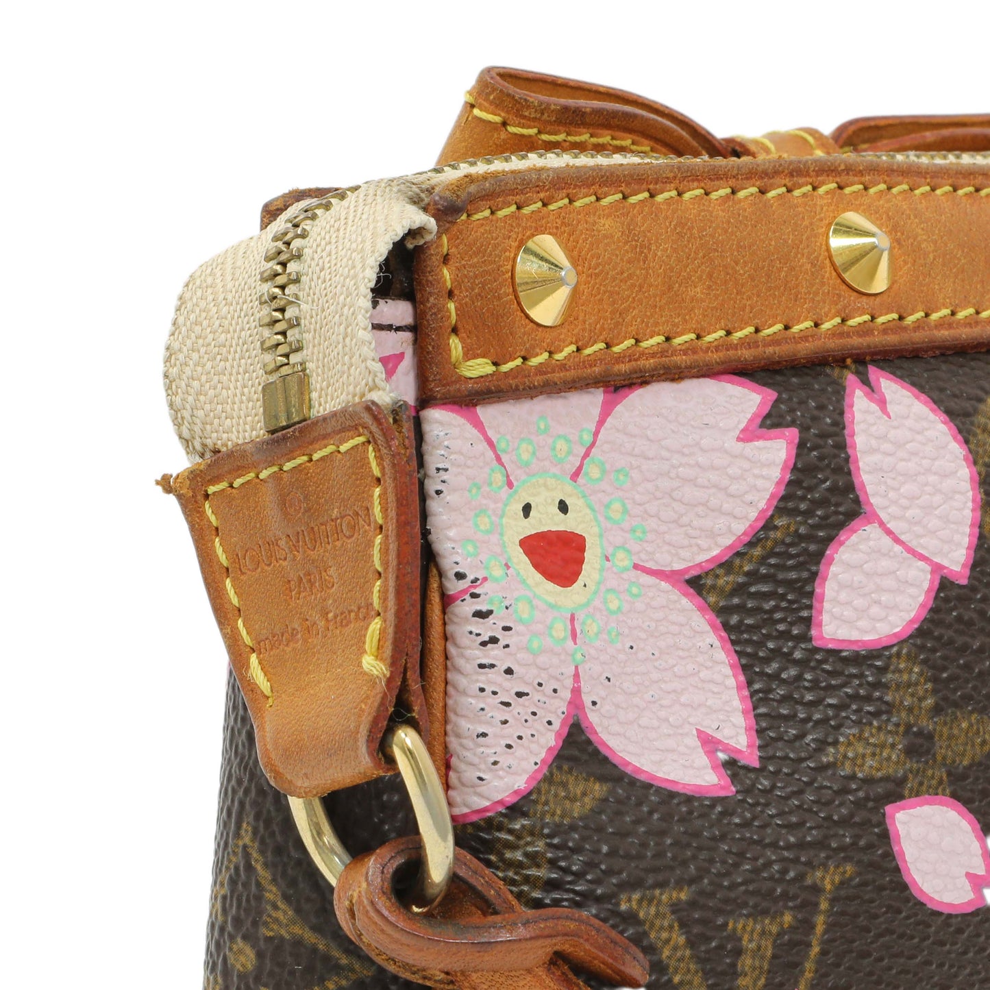 Exclusive Louis Vuitton Monogram Cherry Blossom Pochette Accessories — Alternate View 12