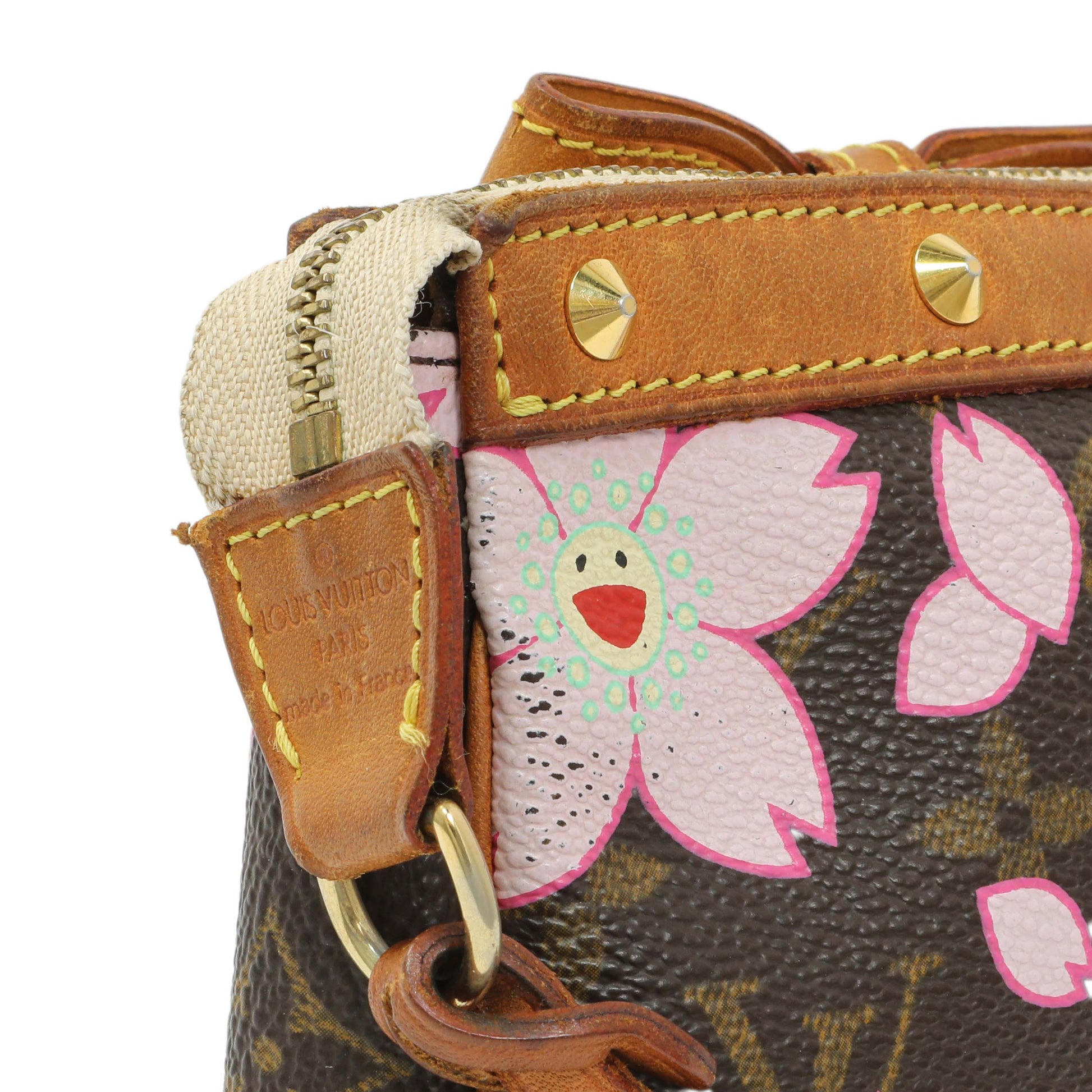 Exclusive Louis Vuitton Monogram Cherry Blossom Pochette Accessories — Alternate View 12