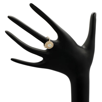 Exclusive 14K Yellow Gold 1.21 Carat Oval Diamond Ring — 3.5 — Top View