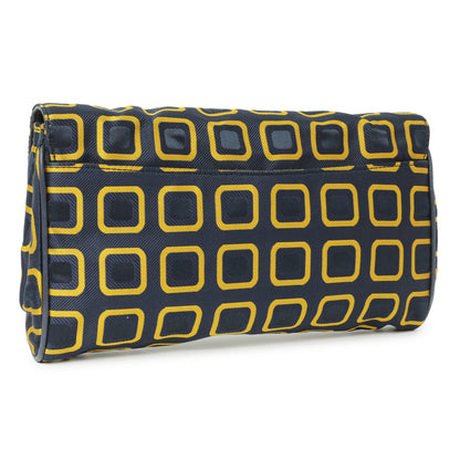 Exclusive Prada Nylon Printed Holliday & Brown Flap Bag — Side View